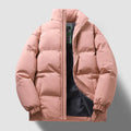 Urban Stand Collar Jacket – Premium Windproof Cotton Bomber for Modern Winter