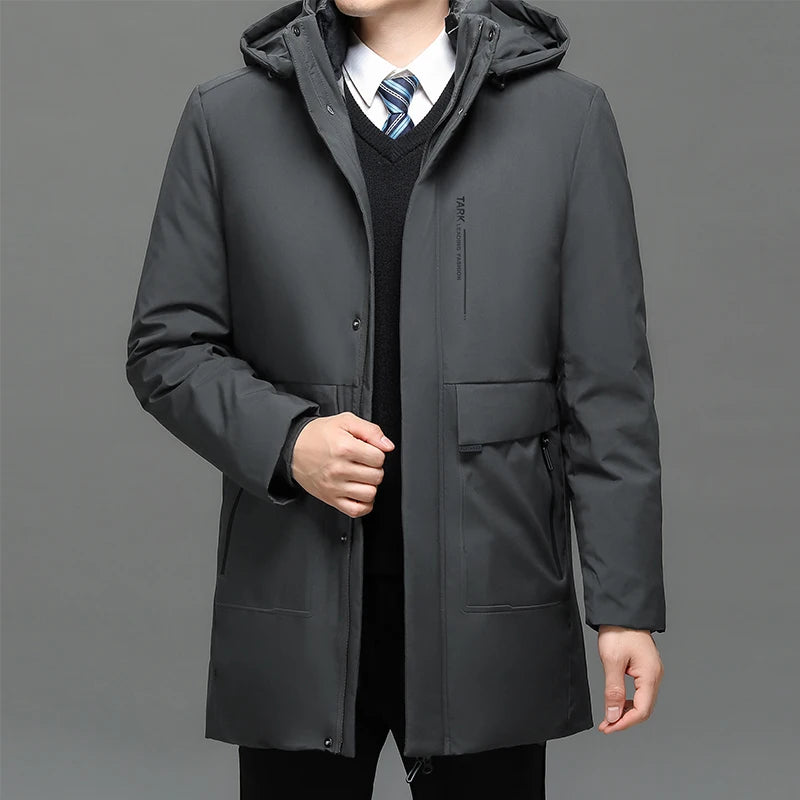 Arctic Shield Parka – Premium Waterproof Down Jacket for Men | Extreme Winter Protection