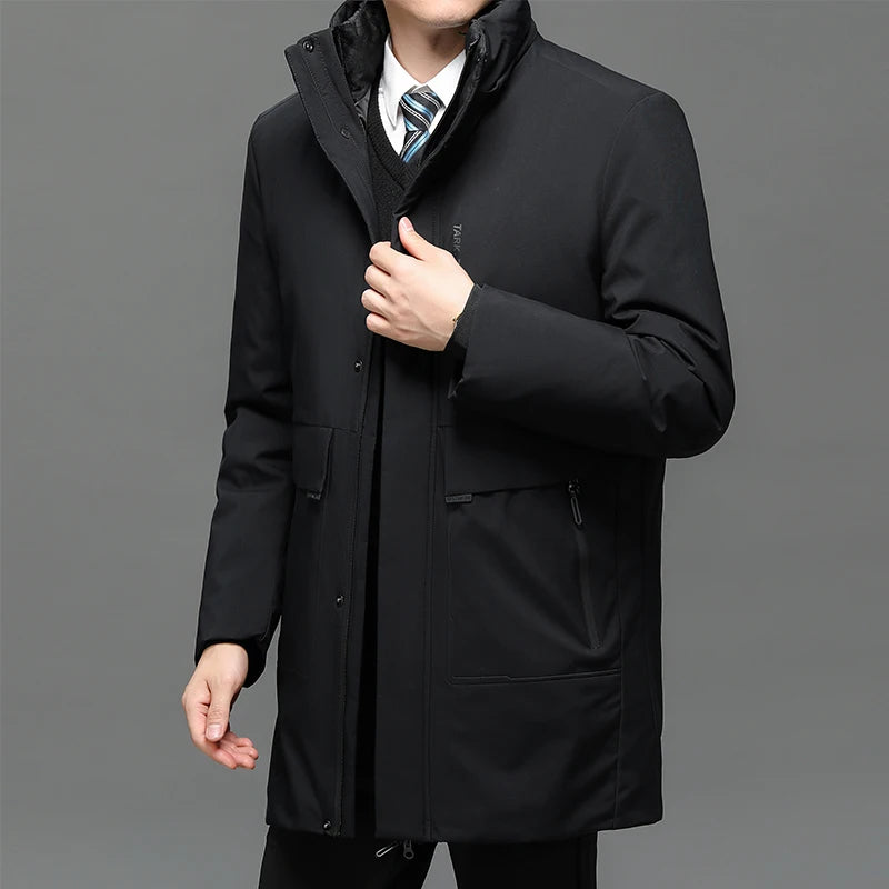 Arctic Shield Parka – Premium Waterproof Down Jacket for Men | Extreme Winter Protection