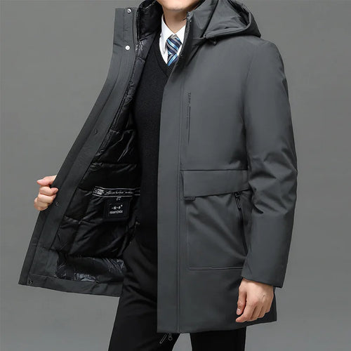 Arctic Shield Parka – Premium Waterproof Down Jacket for Men | Extreme Winter Protection